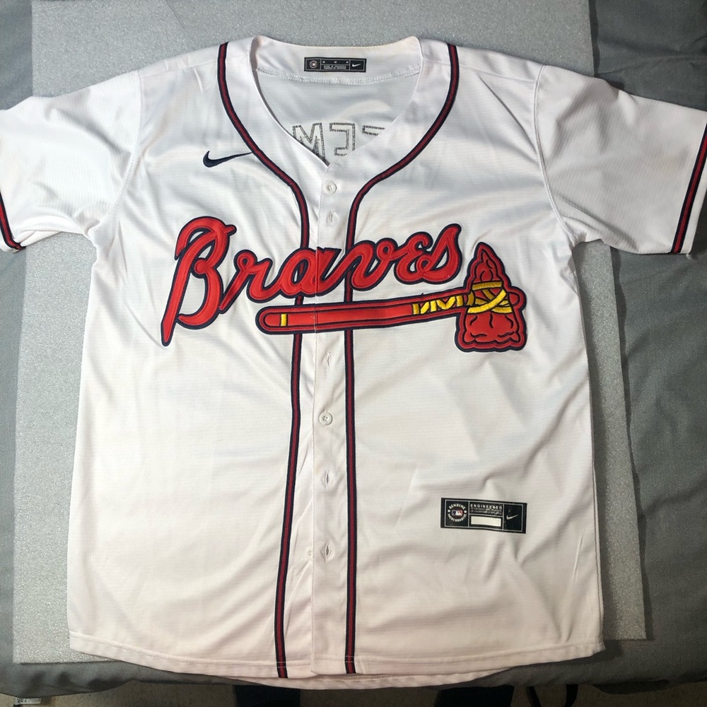 Nike Atlanta Braves Freddie Freeman #5 Men’s White Jersey Size Medium
